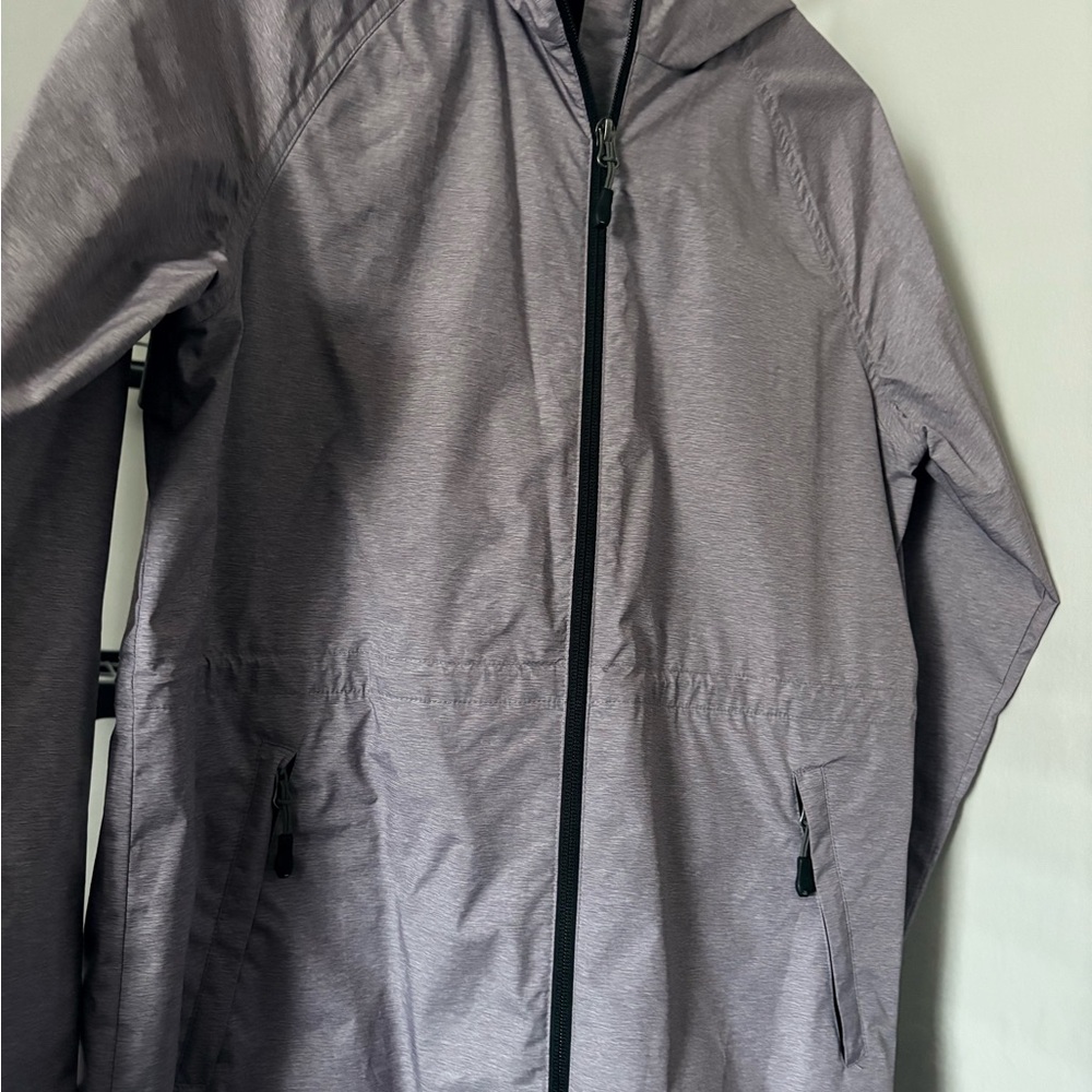 Lavender Hooded Rain Jacket for Women